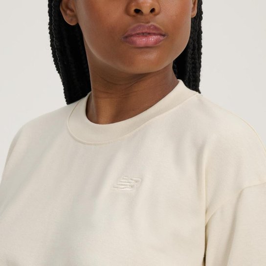 Camiseta Cropped Small Logo Feminina