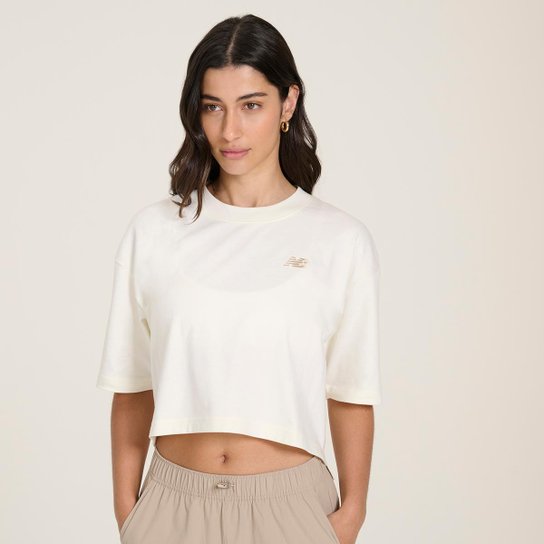 Camiseta Cropped Small Logo Feminina