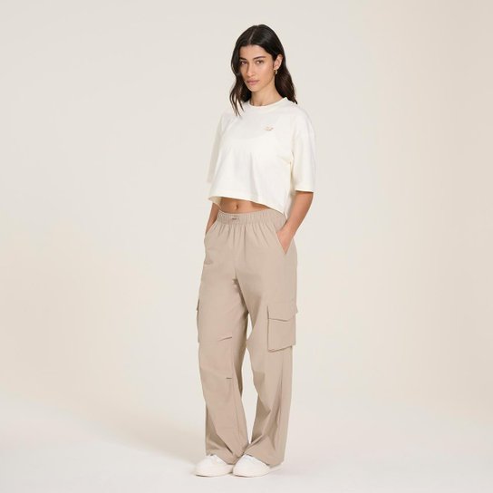 Camiseta Cropped Small Logo Feminina