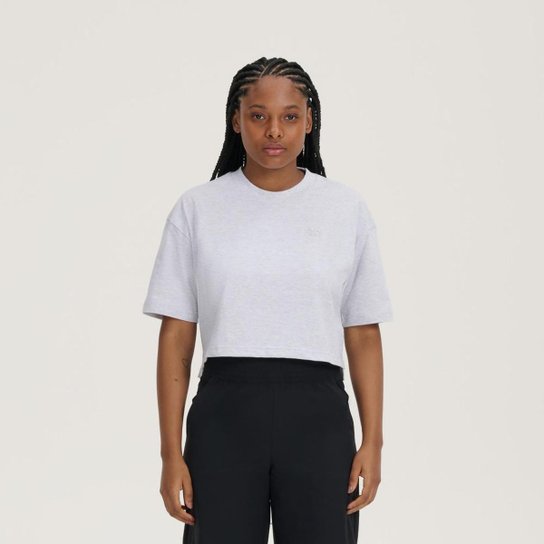 Camiseta Cropped Small Logo Feminina