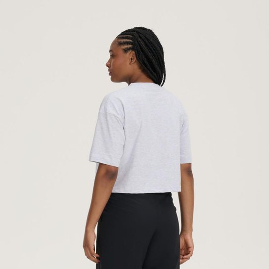 Camiseta Cropped Small Logo Feminina