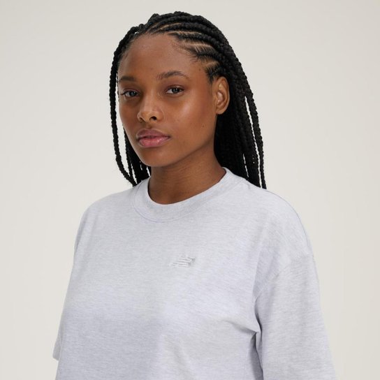 Camiseta Cropped Small Logo Feminina