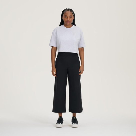 Camiseta Cropped Small Logo Feminina