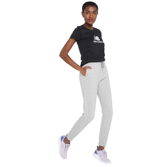 CAMISETA ESSENTIALS BASIC WT31546B-BK - PRETO/BRANCO GG