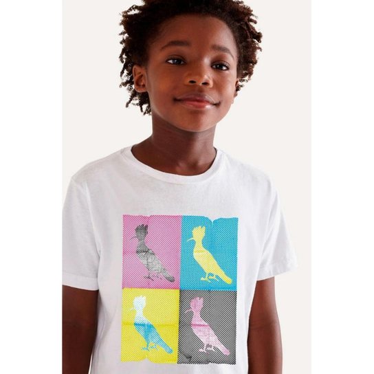 Camiseta Est Pica Pau Halftone Reserva Mini