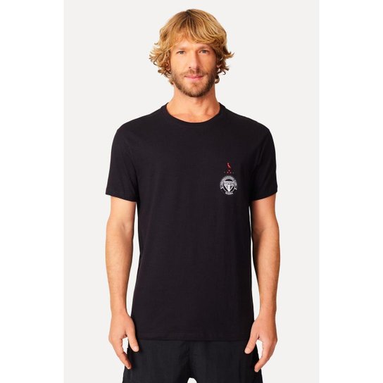 Camiseta Estampada Patch São Paulo Reserva