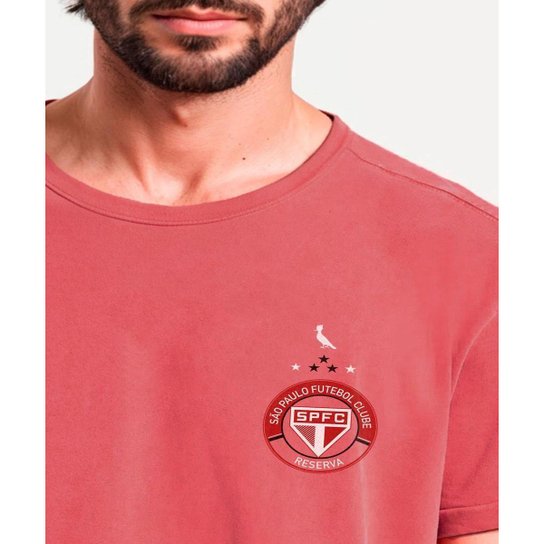 Camiseta Estampada Patch São Paulo Reserva