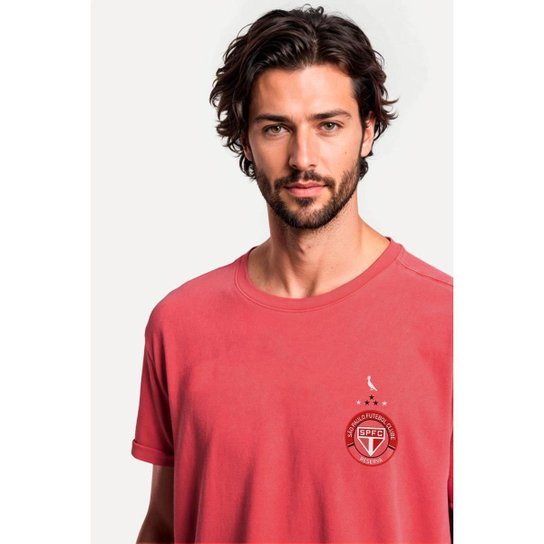 Camiseta Estampada Patch São Paulo Reserva