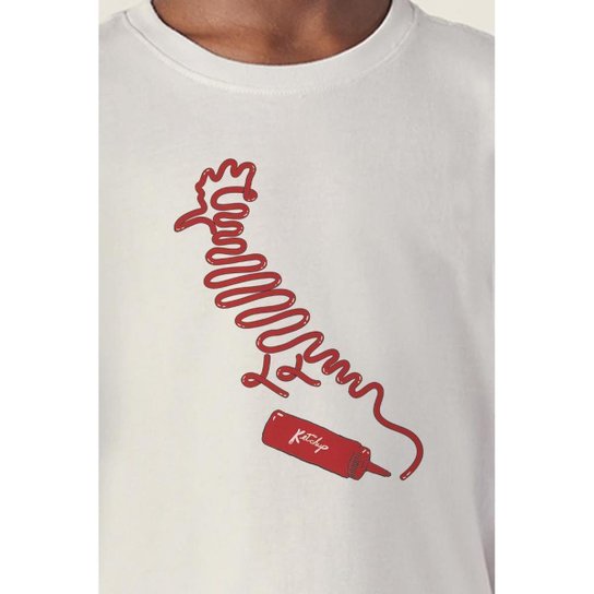 Camiseta Estampada Pica Pau Ketchup Reserva Mini