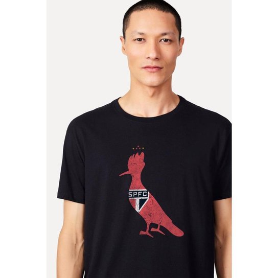 Camiseta Estampada Silk Pp São Paulo Futebol Clube Reserva