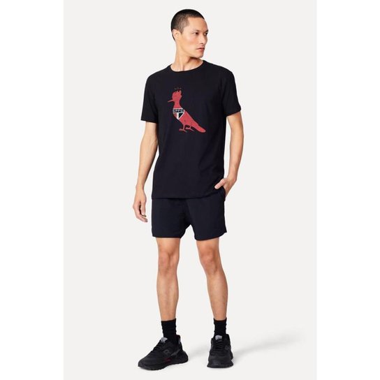 Camiseta Estampada Silk Pp São Paulo Futebol Clube Reserva