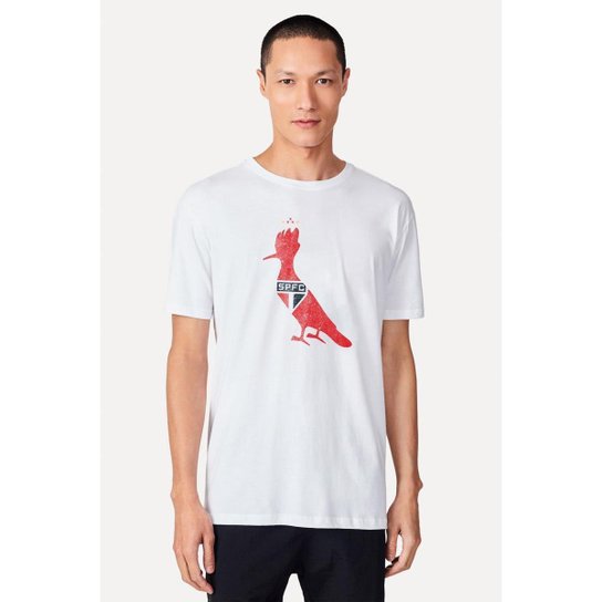 Camiseta Estampada Silk Pp São Paulo Futebol Clube Reserva