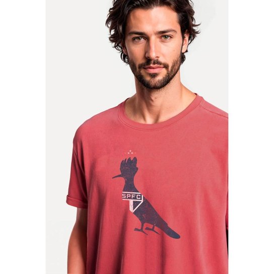 Camiseta Estampada Silk Pp São Paulo Futebol Clube Reserva