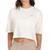 Camiseta Feminina New Balance MC Cropped Off White - WT4353 - Bege