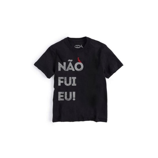 Camiseta Infantil Nao Fui Eu Conforto Reserva Mini