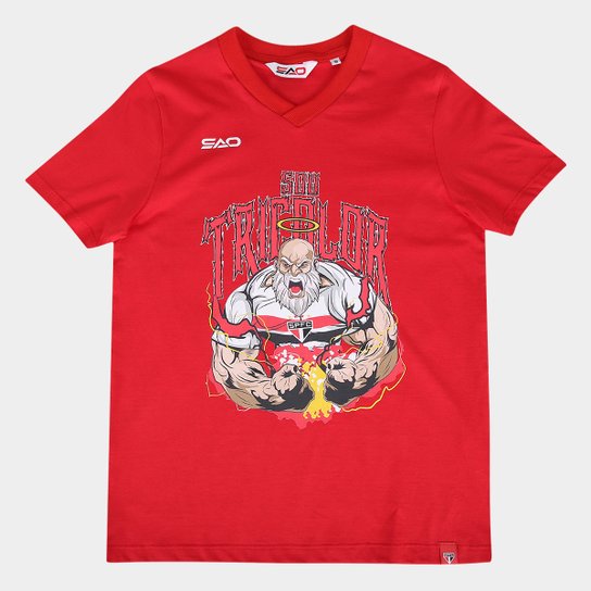 Camiseta Infantil São Paulo Santo Paulo