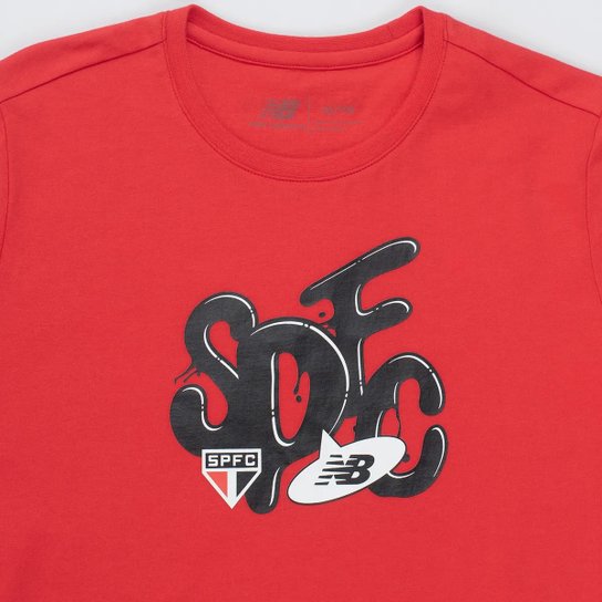Camiseta Infantil São Paulo Slime New Balance