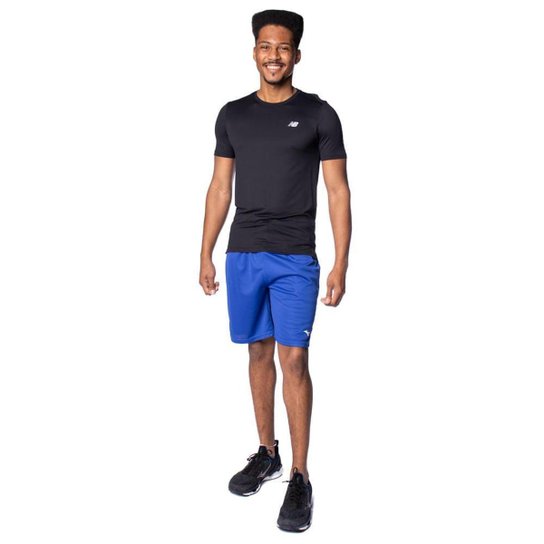 Camiseta Masculina New Balance Sport Essentials Preto