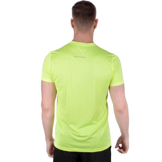 Camiseta New Balance Accelerate Amarelo