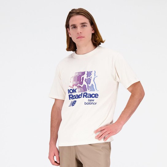 Camiseta New Balance Athletics Print Masculina