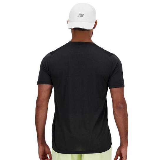 CAMISETA NEW BALANCE ATHLETICS RUN MASCULINA - PRETO M