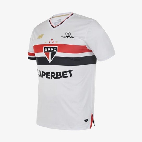 Camiseta New Balance Home 25 Torcedor São paulo Masculino