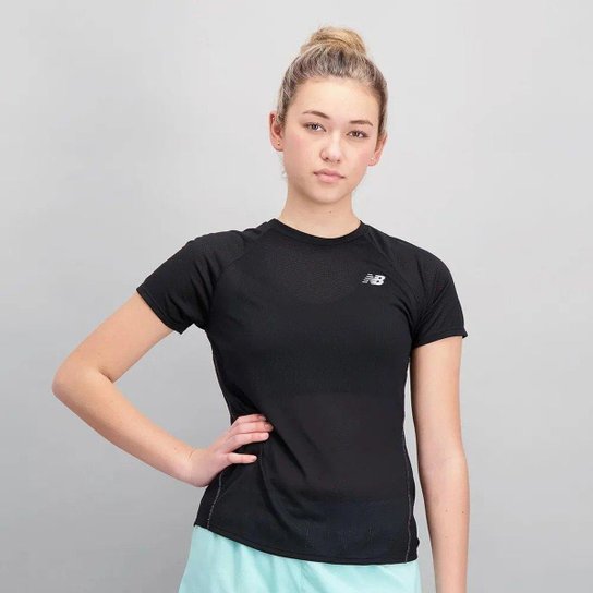 Camiseta New Balance Impact Run Feminina