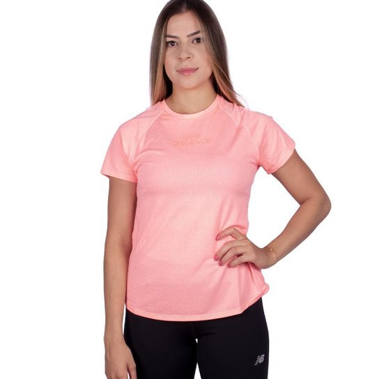 Camiseta New Balance Impact Run Print Feminino