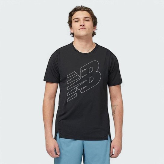 Camiseta New Balance Logo Performance - masculino