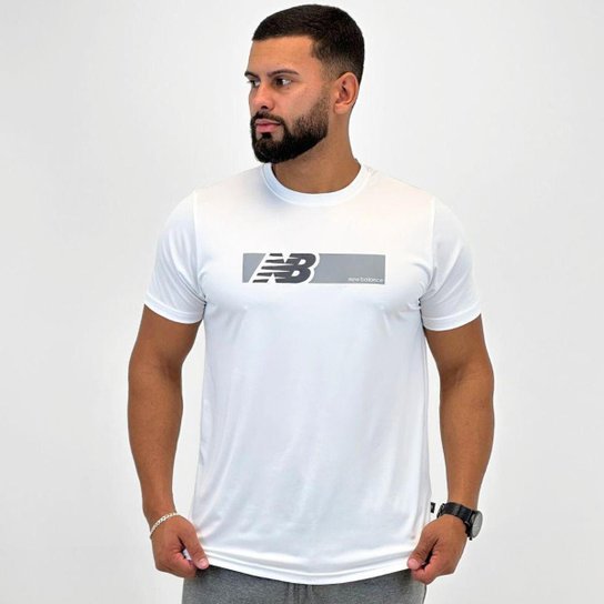 Camiseta New Balance Manga Curta Dry Masculina