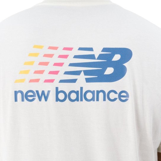 Camiseta New Balance Multi Color Masculino Cor:;Tamanho:M;Gênero:Homem