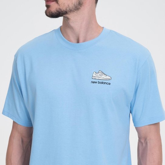 Camiseta New Balance Qt 550 Embroidered Masculina