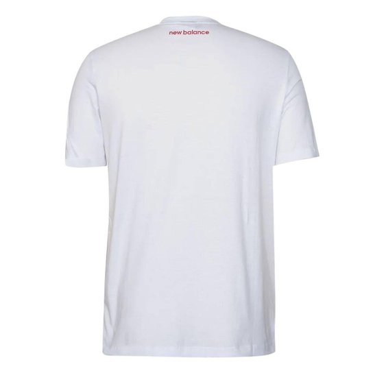 Camiseta New Balance São Paulo Masculina - Branco 2GG