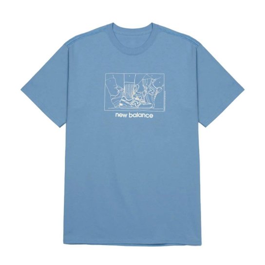 Camiseta New Balance Science Azul Oceano