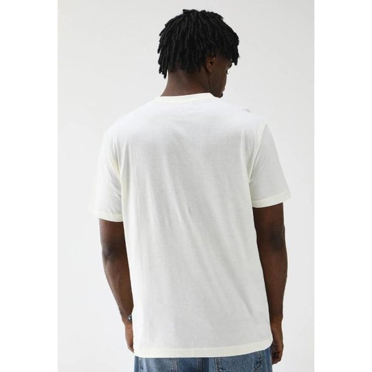 Camiseta New Balance Science Off-White Masculino