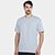 Camiseta New Balance Small Logo Masculina - Cinza+Branco