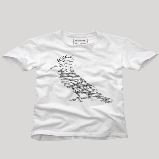 Camiseta Pica Pau Lib De Pensamento Conforto Casual Reserva