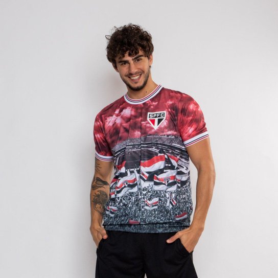Camiseta Quebrada Sublimado São Paulo