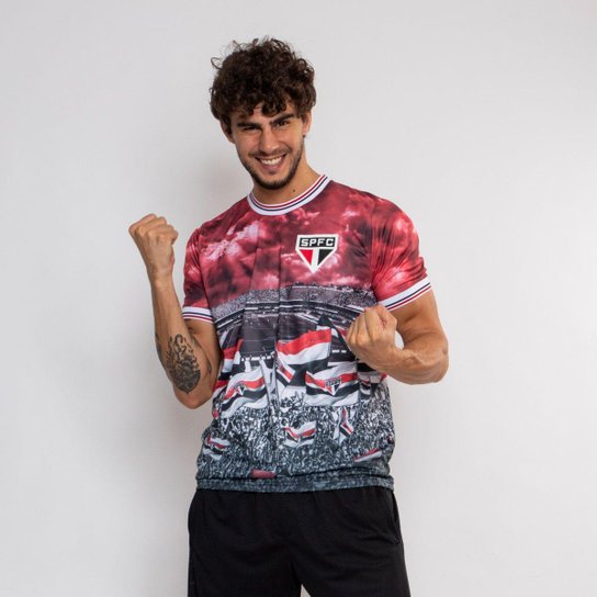 Camiseta Quebrada Sublimado São Paulo