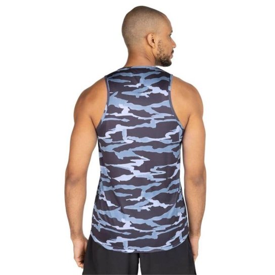 Camiseta Regata New Balance Accelerate Camuflada Bmt03202