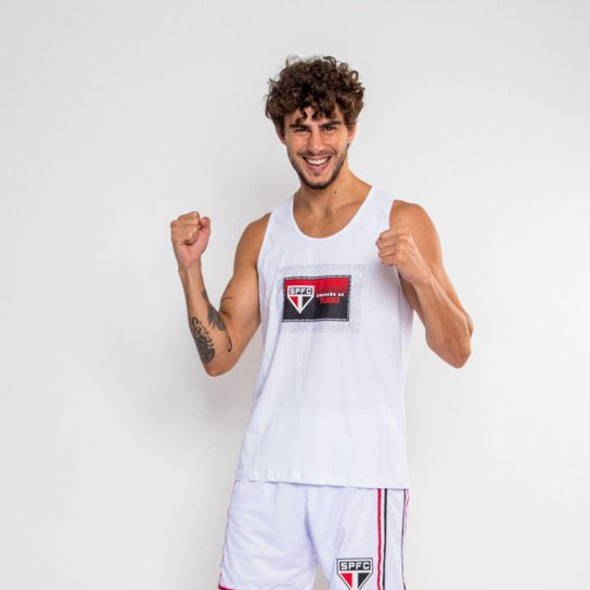 Camiseta Regata Oficial São Paulo Campeão De Tudo Masculina