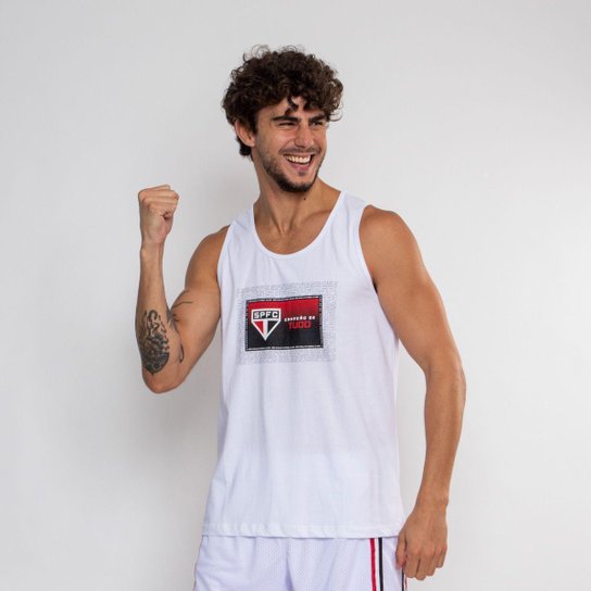 Camiseta Regata Oficial São Paulo Campeão De Tudo Masculina