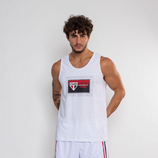 Camiseta Regata Oficial São Paulo Campeão De Tudo Masculina