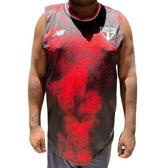 Camiseta Regata São Paulo New Balance Basquete Uniforme 3 1262155