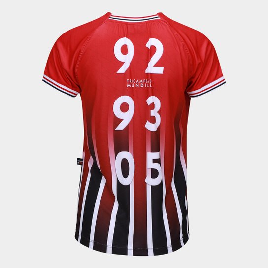 Camiseta São Paulo Baby Look Esportiva Feminina