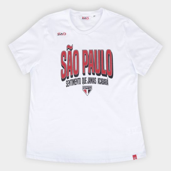 Camiseta São Paulo Casual Feminina