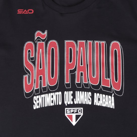 Camiseta São Paulo Casual Masculina