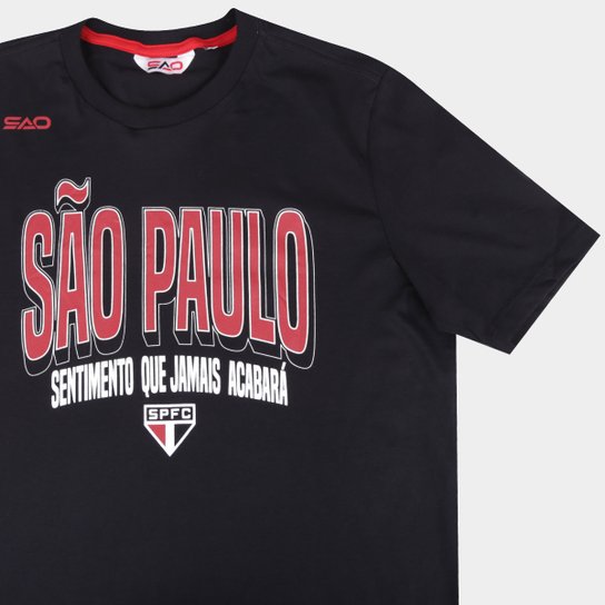 Camiseta São Paulo Casual Masculina