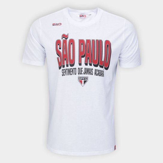 Camiseta São Paulo Casual Masculina