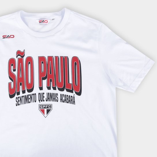 Camiseta São Paulo Casual Masculina